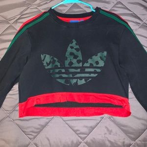 Adidas cropped crew neck